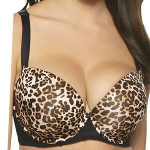 Felina Carolina Seamless Plunge Bra Sz 34 C
